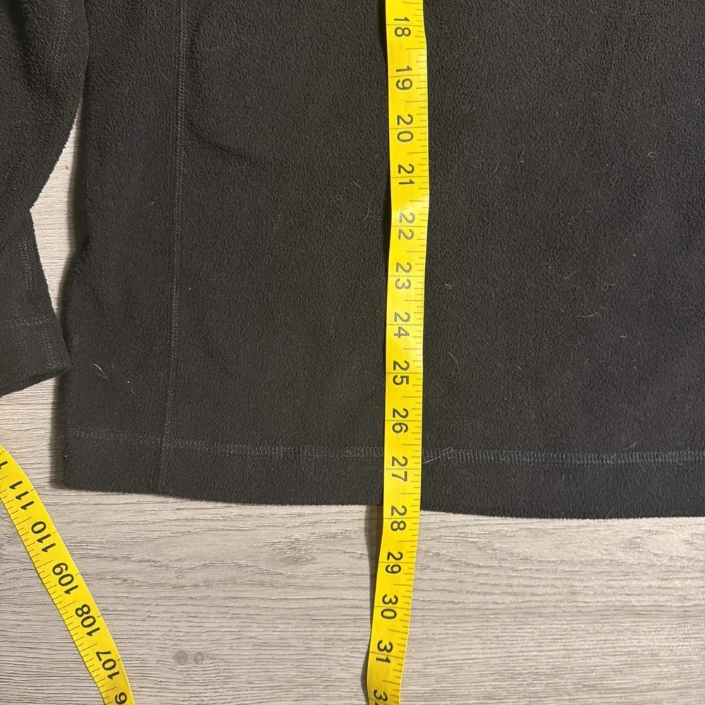 Patagonia Black 1/4 Zip Fleece‎ Pullover Men's Medium OsMind Embroidered
